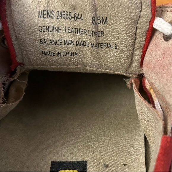 STACY ADAMS Red Suede Regatta Boat Shoes 8.5 - Picture 5 of 10